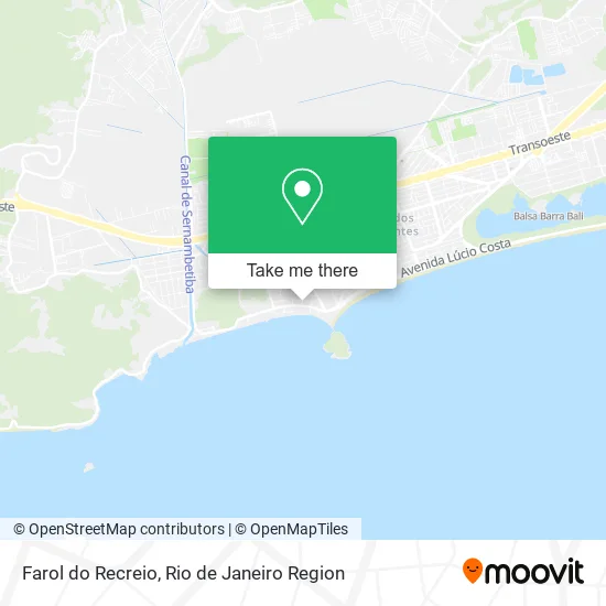 Farol do Recreio map