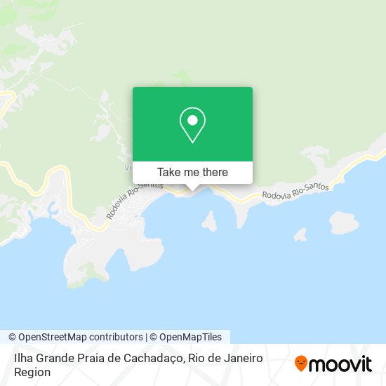 Ilha Grande Praia de Cachadaço map