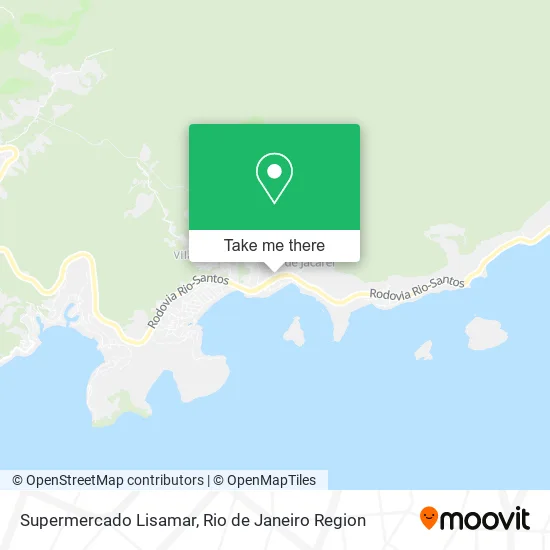 Supermercado Lisamar map