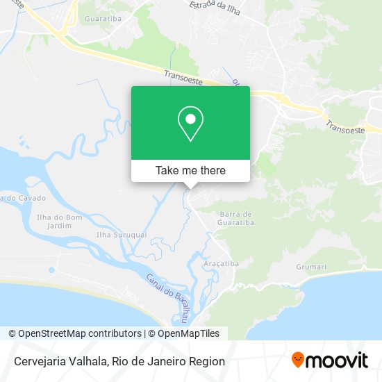 Cervejaria Valhala map