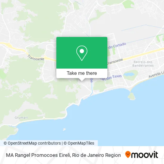 MA Rangel Promocoes Eireli map