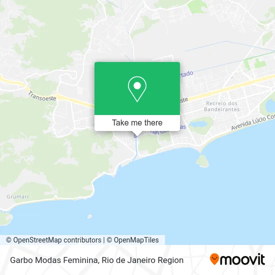 Garbo Modas Feminina map