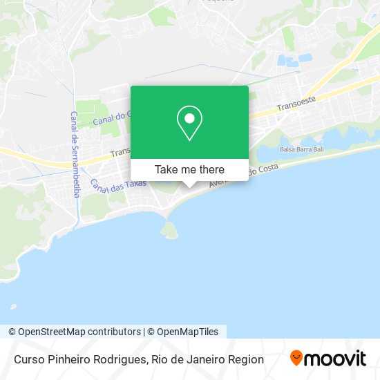 Curso Pinheiro Rodrigues map