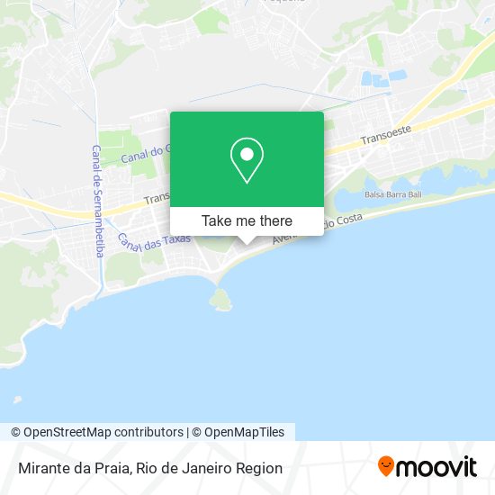 Mirante da Praia map