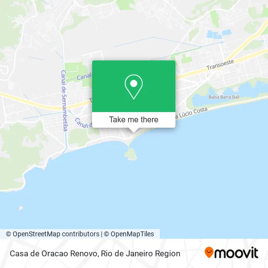 Casa de Oracao Renovo map