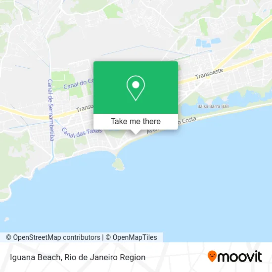 Iguana Beach map