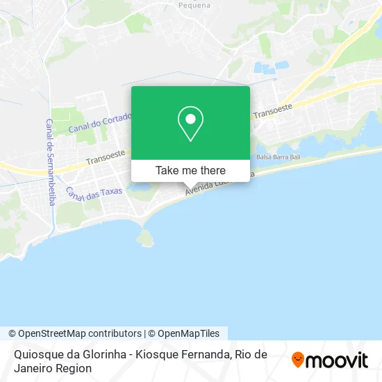 Quiosque da Glorinha - Kiosque Fernanda map