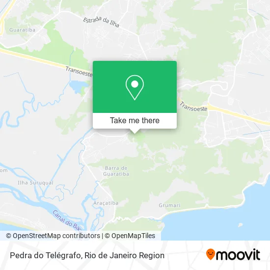Pedra do Telégrafo map