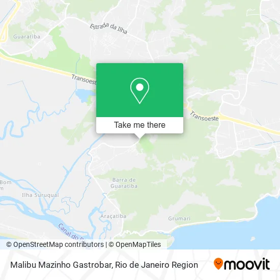 Malibu Mazinho Gastrobar map