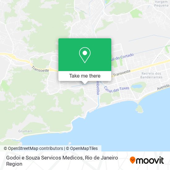Godoi e Souza Servicos Medicos map