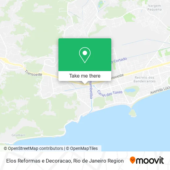 Elos Reformas e Decoracao map