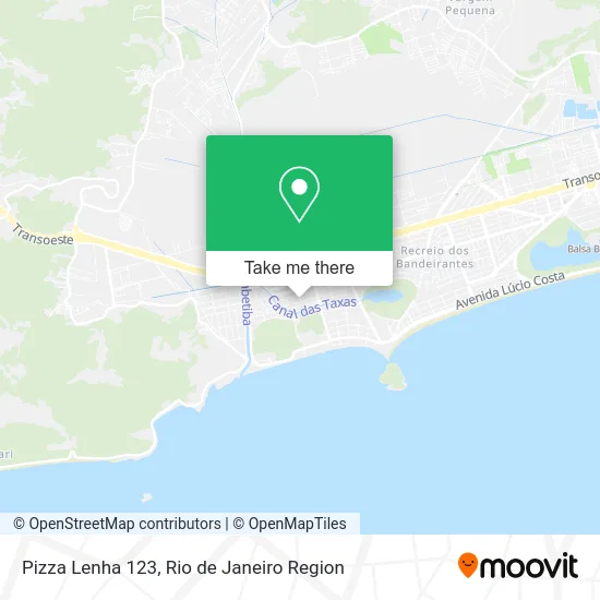 Pizza Lenha 123 map