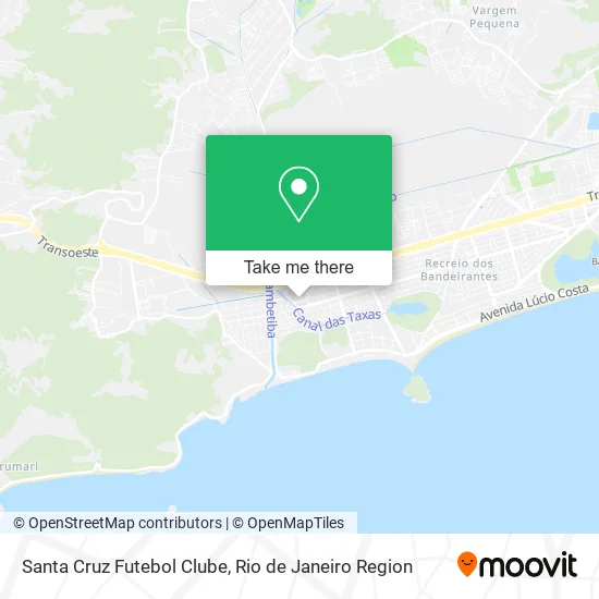 Santa Cruz Futebol Clube map