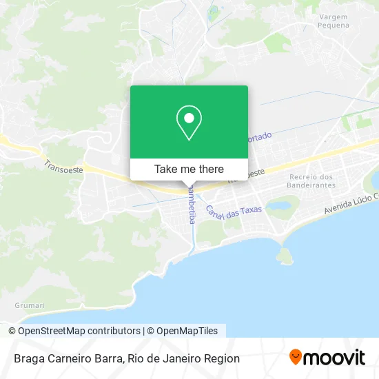 Braga Carneiro Barra map