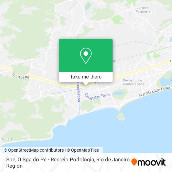 Mapa Spé, O Spa do Pé - Recreio Podologia