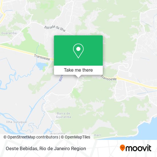 Oeste Bebidas map