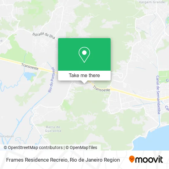 Frames Residence Recreio map