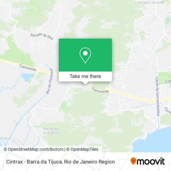 Cintrax - Barra da Tijuca map