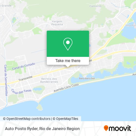 Auto Posto Ryder map