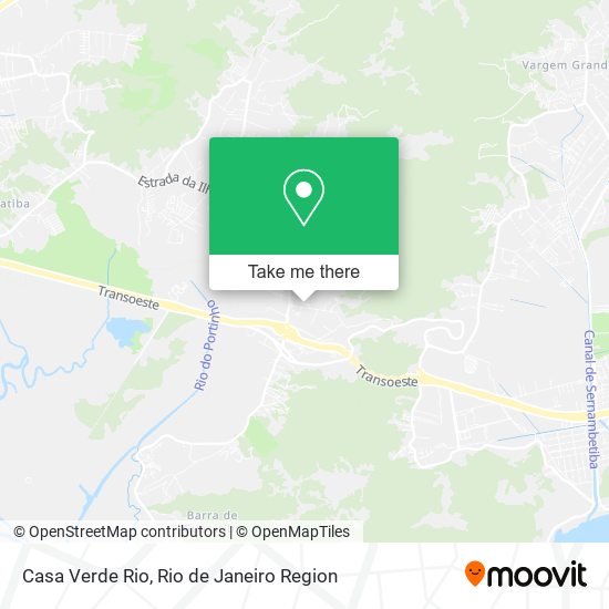 Mapa Casa Verde Rio