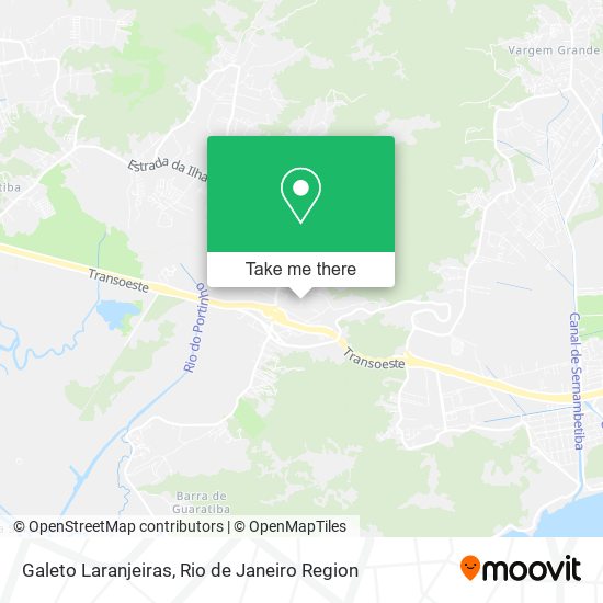 Galeto Laranjeiras map