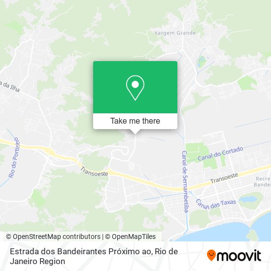 Estrada dos Bandeirantes Próximo ao map