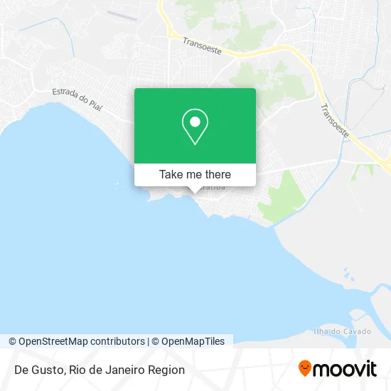De Gusto map