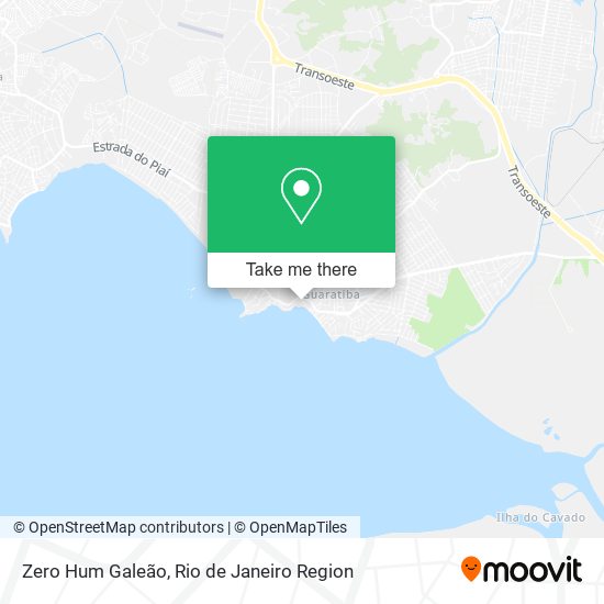 Mapa Zero Hum Galeão