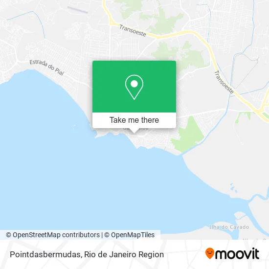 Pointdasbermudas map