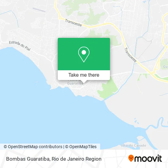 Bombas Guaratiba map