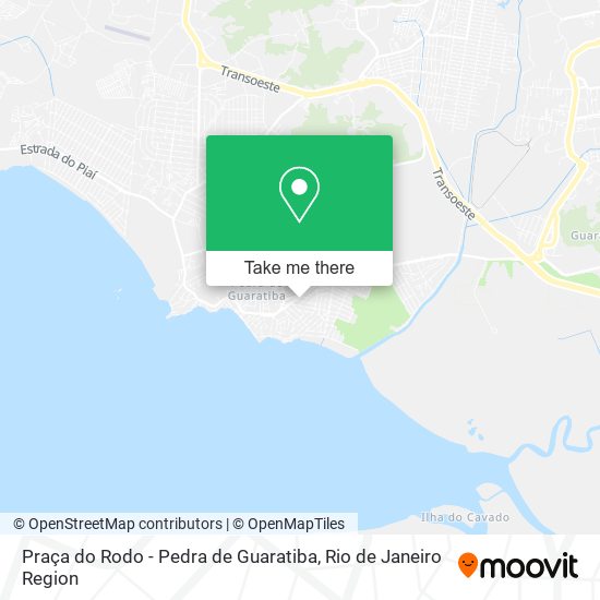 Praça do Rodo - Pedra de Guaratiba map