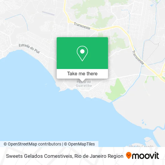 Sweets Gelados Comestiveis map