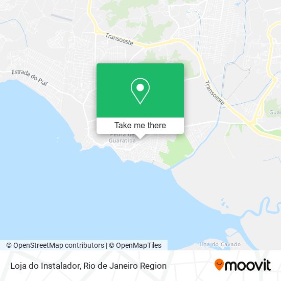 Mapa Loja do Instalador