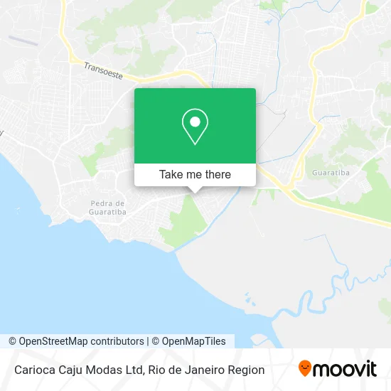 Carioca Caju Modas Ltd map