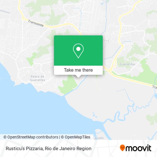 Rusticu's Pizzaria map