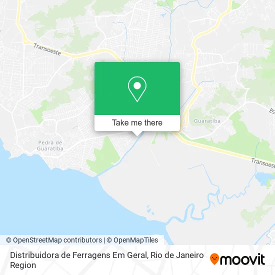 Distribuidora de Ferragens Em Geral map