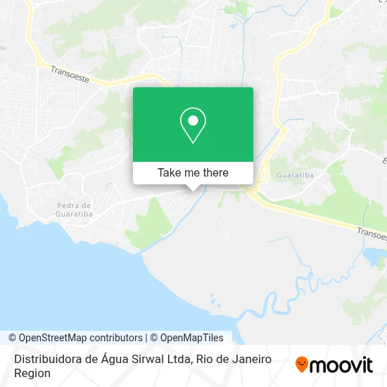 Distribuidora de Água Sirwal Ltda map