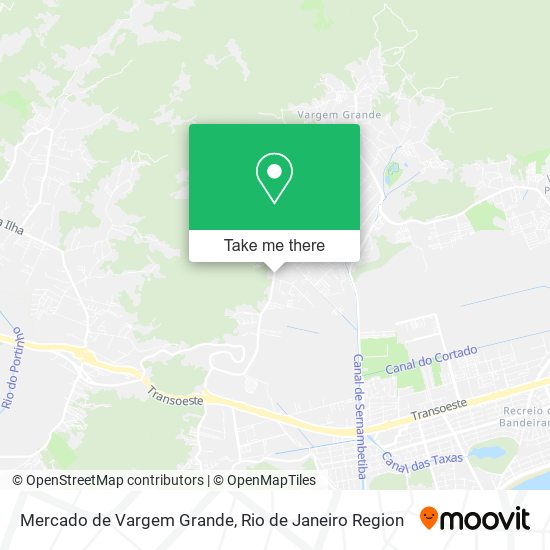 Mercado de Vargem Grande map