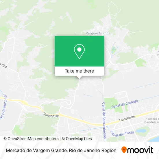 Mercado de Vargem Grande map