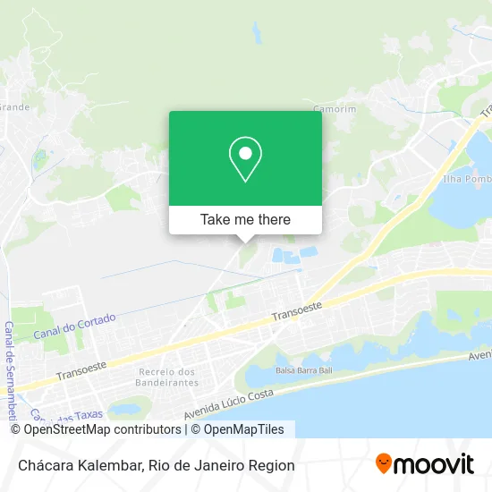 Chácara Kalembar map