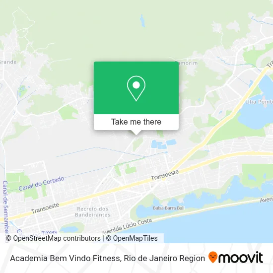 Academia Bem Vindo Fitness map