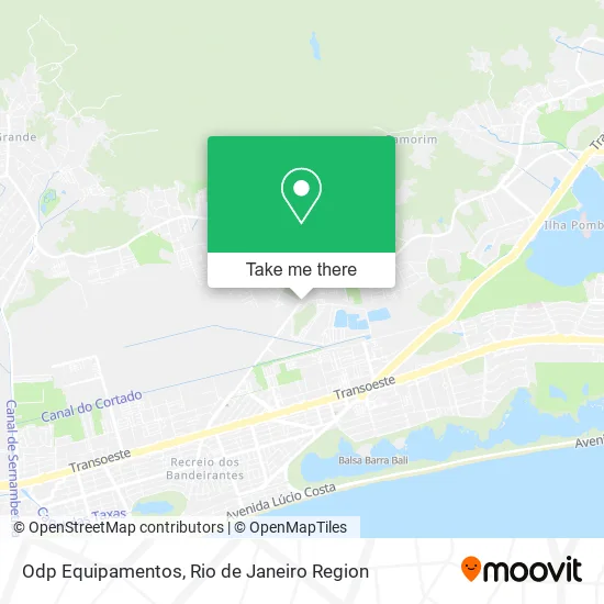 Odp Equipamentos map