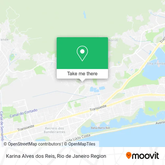 Karina Alves dos Reis map