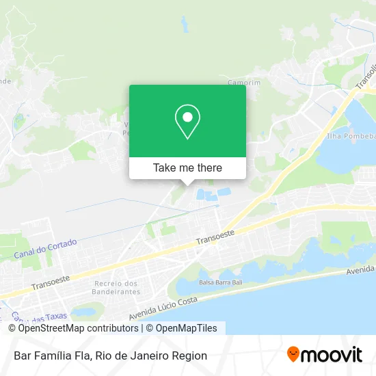 Bar Família Fla map
