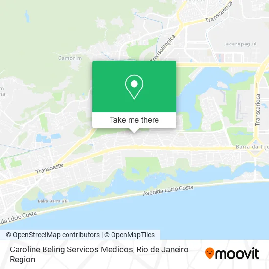 Caroline Beling Servicos Medicos map