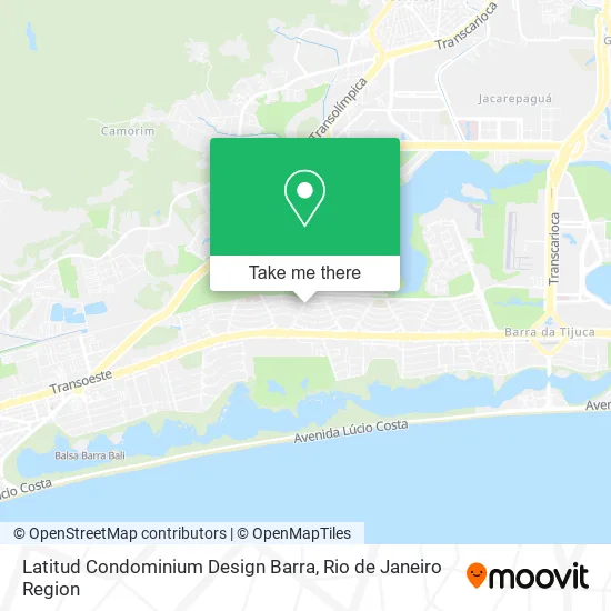 Latitud Condominium Design Barra map