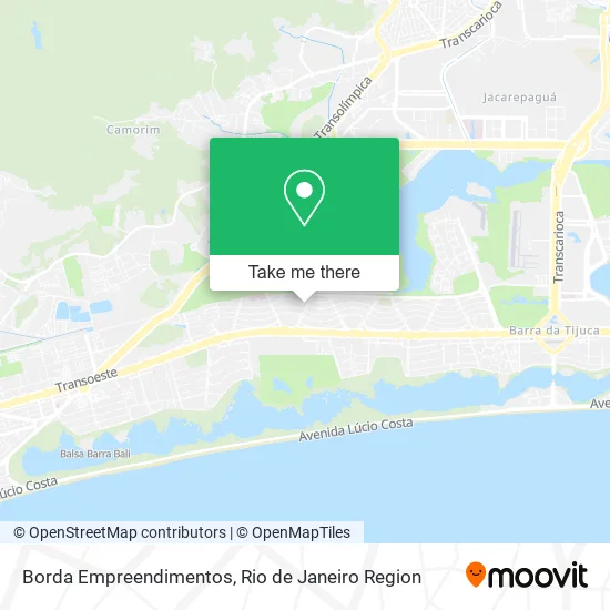 Borda Empreendimentos map