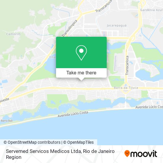 Servemed Servicos Medicos Ltda map