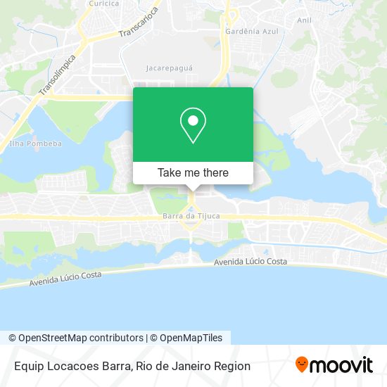 Equip Locacoes Barra map