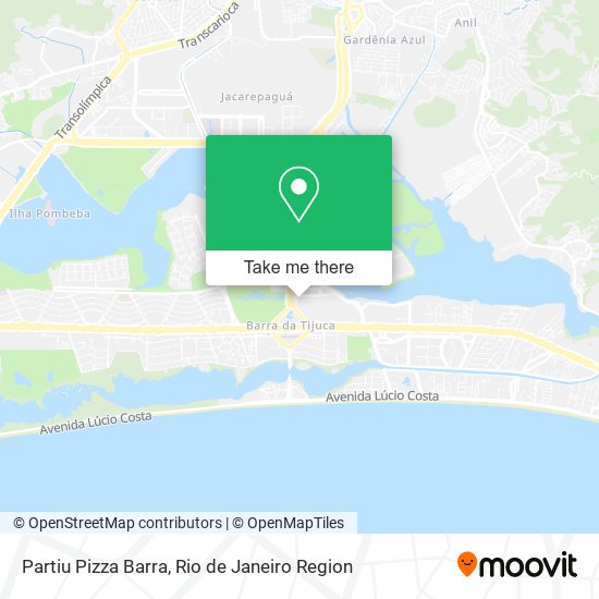 Partiu Pizza Barra map